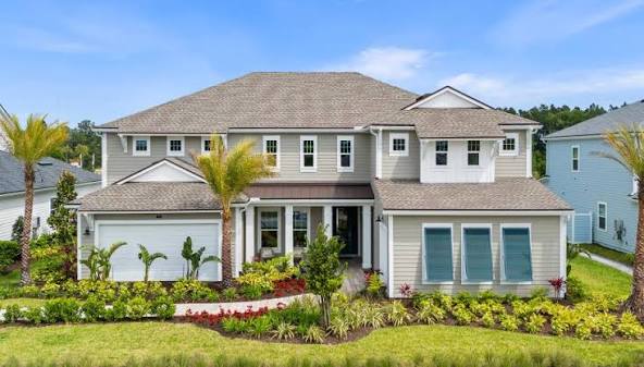 Craftsman style family home in a South Florida community
